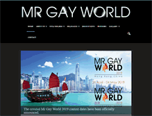 Tablet Screenshot of mrgayworld.com